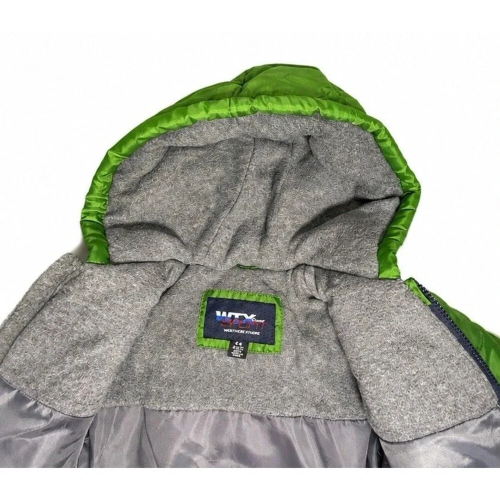 NEW NWOT Boys Winter Coat Jacket Size 4 Fleece Lined Gray Clothes